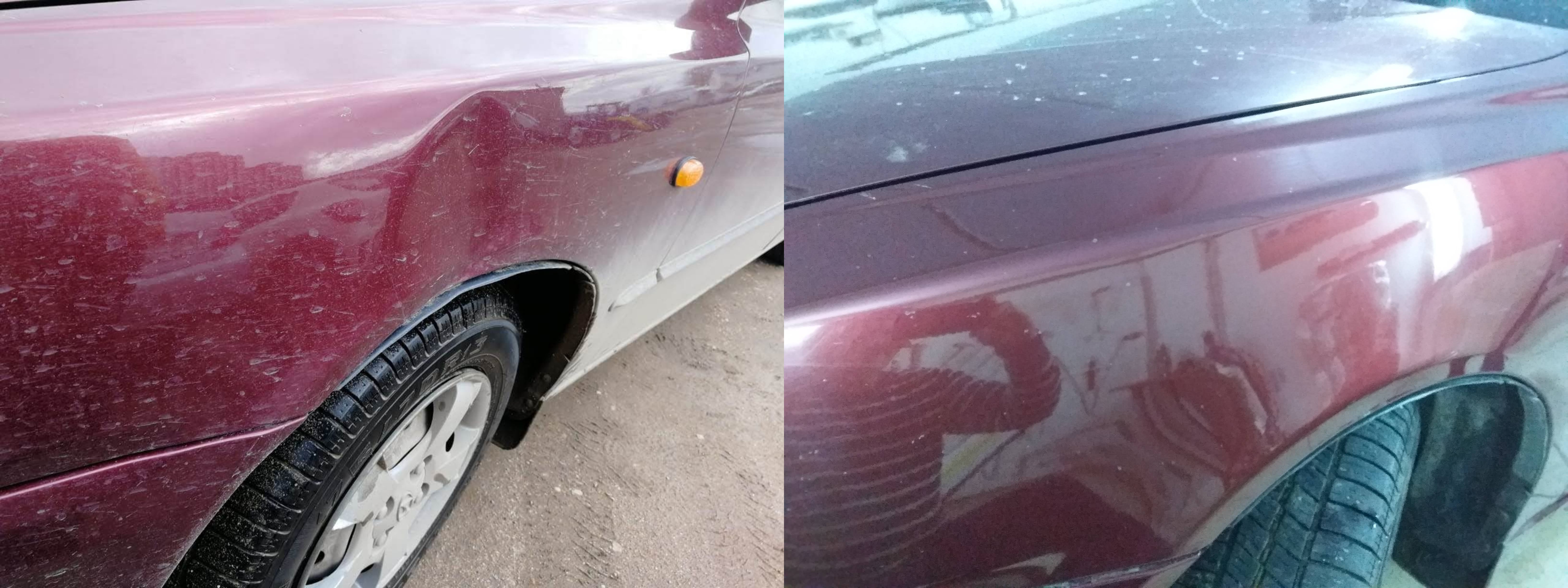 Ремонт вмятин без покраски 2.5 часа- 2 т. р