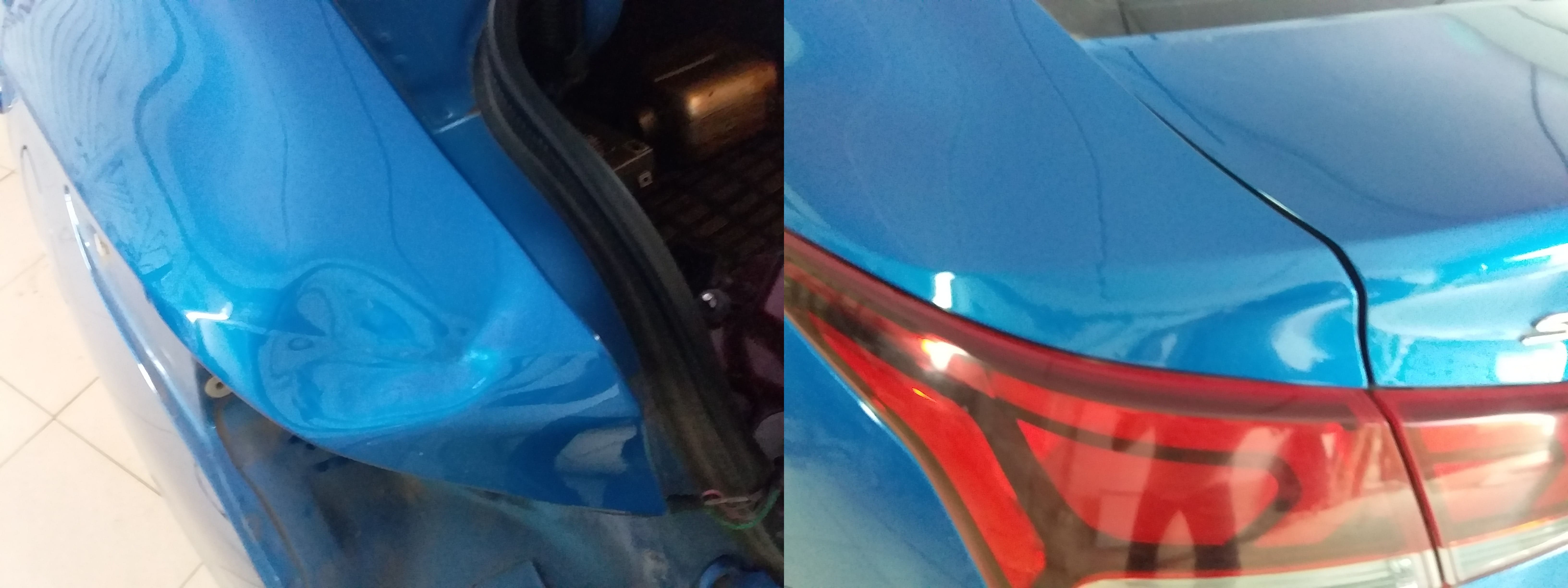 Ремонт вмятин без покраски 