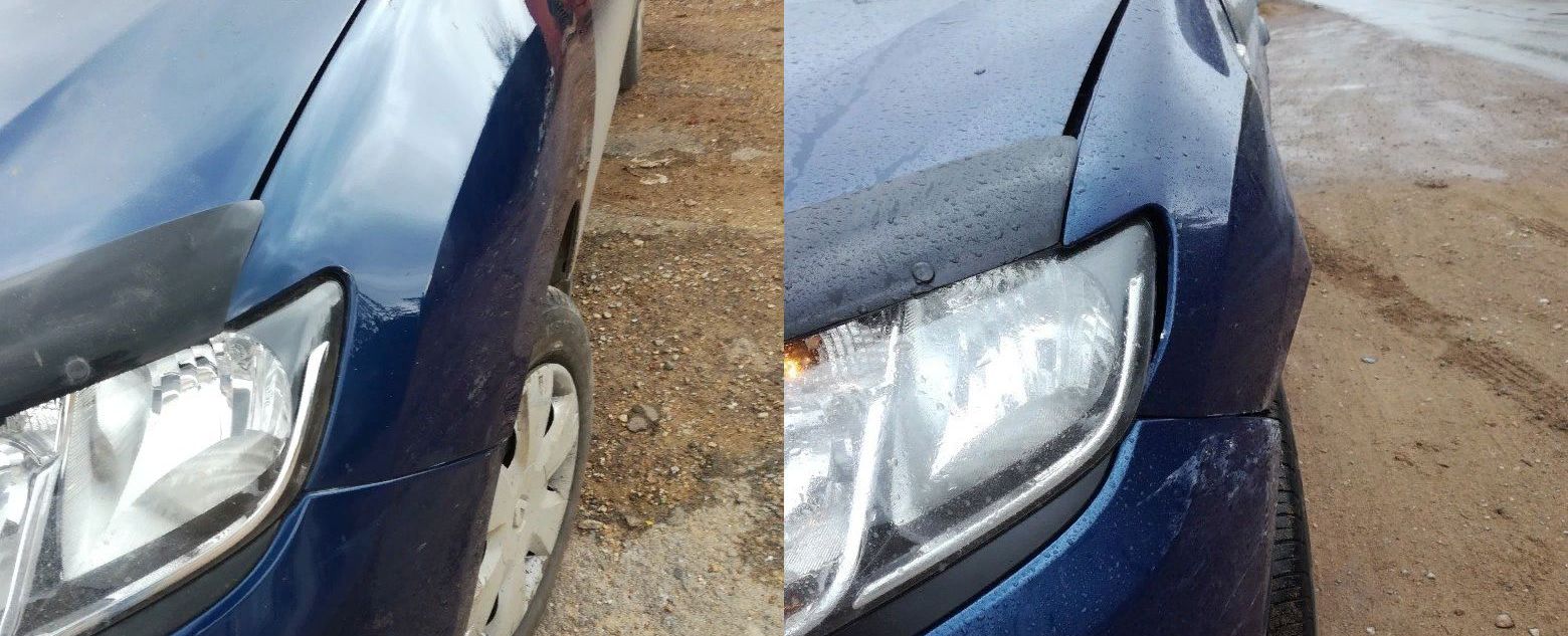 рихтовка крыла без покраски  3000 руб - 3 часа